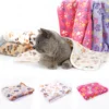 Pet Dog Bed Blanket Soft Fleece Cat Cushion Blanket Towel Winter Warm Paw Print Puppy Dog Sleeping Cover Blanket For Dog Cat Mat