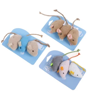 1/3pcs Plush Simulation Mouse Cat Toy Plush Mouse Cat Scratch Bite Resistance Interactive Mouse Toy Palying Toy For Cat Kitten