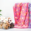 Pet Dog Bed Blanket Soft Fleece Cat Cushion Blanket Towel Winter Warm Paw Print Puppy Dog Sleeping Cover Blanket For Dog Cat Mat