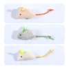 1Pc New Plush Simulation Mouse Cat Toy Bite Resistance Plush Mouse Cat Scratch Interactive Mouse Toy Playing Toy For Cat Kitten