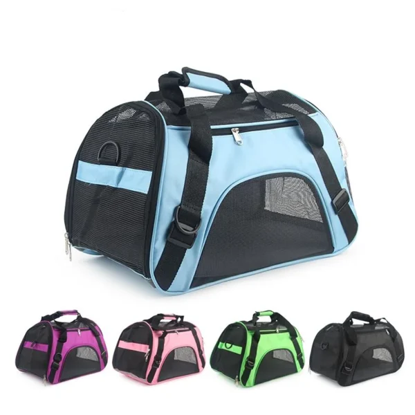 Soft-sided-Carriers-Portable-Pet-Bag-Pink-Dog-Carrier-Bags-Blue-Cat-Carrier-Outgoing-Travel