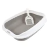 Cat Litter Box Semi-enclosed Pet Bedpan Anti-splash Cats Plastic Bins Training Potty Anti-Splashing Toilet Inclosed Boxes