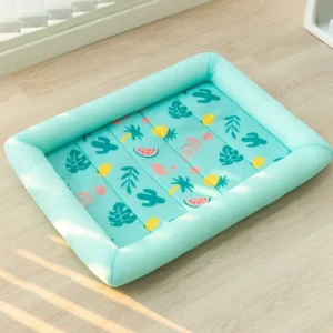 Summer Cooling Pet Cat Bed Cushion Ice Pad Dog Sleeping Square Mat