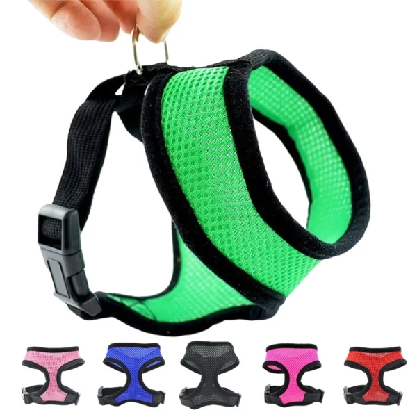 Pets Dog Harness For Small Dogs Cats No Pull Breathable