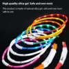 USB Charging Dog Collar Led Light Flashing Night Dog Cat Collars Luminous Collar Pet Collar Neck Decoration Glowing In Dark