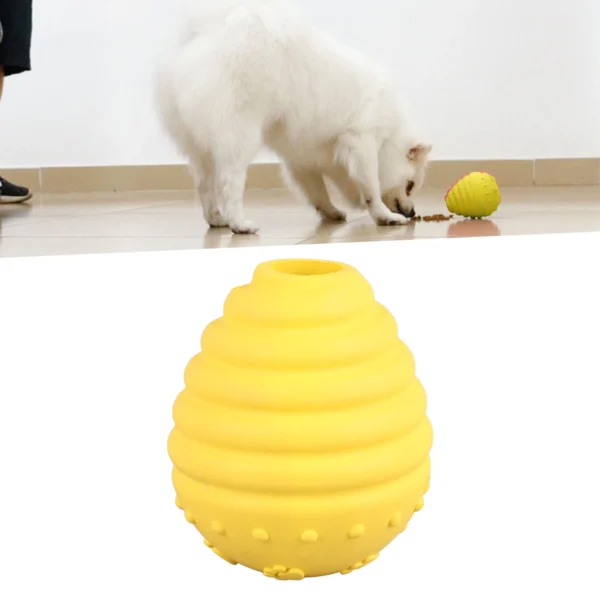 Dog Food Dispensing Puzzle Ball Interactive Safe Rubber Pet Treat Ball Toy