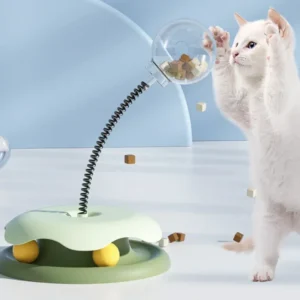 Slow Cat Dog Feeder Tracks vFun Pet Products Accessories Pet Puzzle Food Leaking Ball Toy