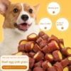 Chewy Beef Egg Yolk Dog Snacks Nutritious Training Reward - Image 2