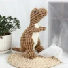 Cats and Dogs Plush Dinosaur Toys Interactive Chew Toys for Small Dogs - Image 4