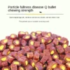 Chewy Beef Egg Yolk Dog Snacks Nutritious Training Reward - Image 3